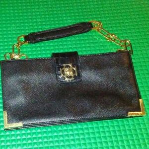 Black Saffron Leather Bag